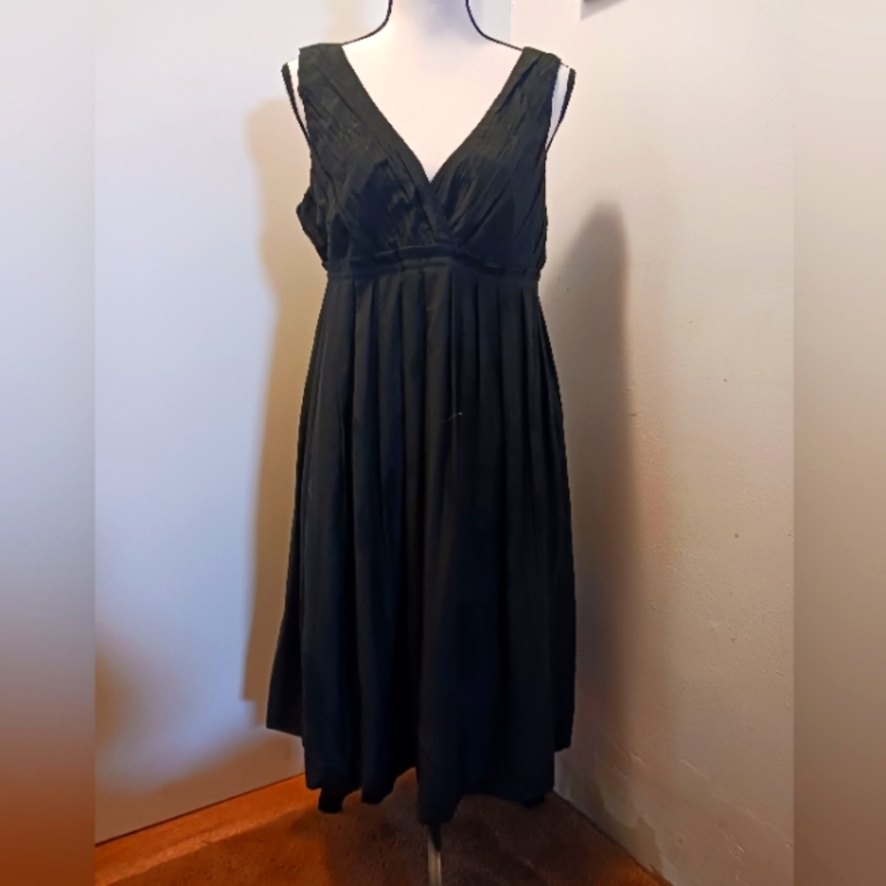 GAP Black Cotton Summer Cocktail Dress